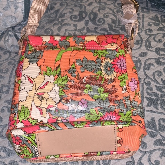 Sakroots flat cross body floral pink bag - Picture 8 of 9